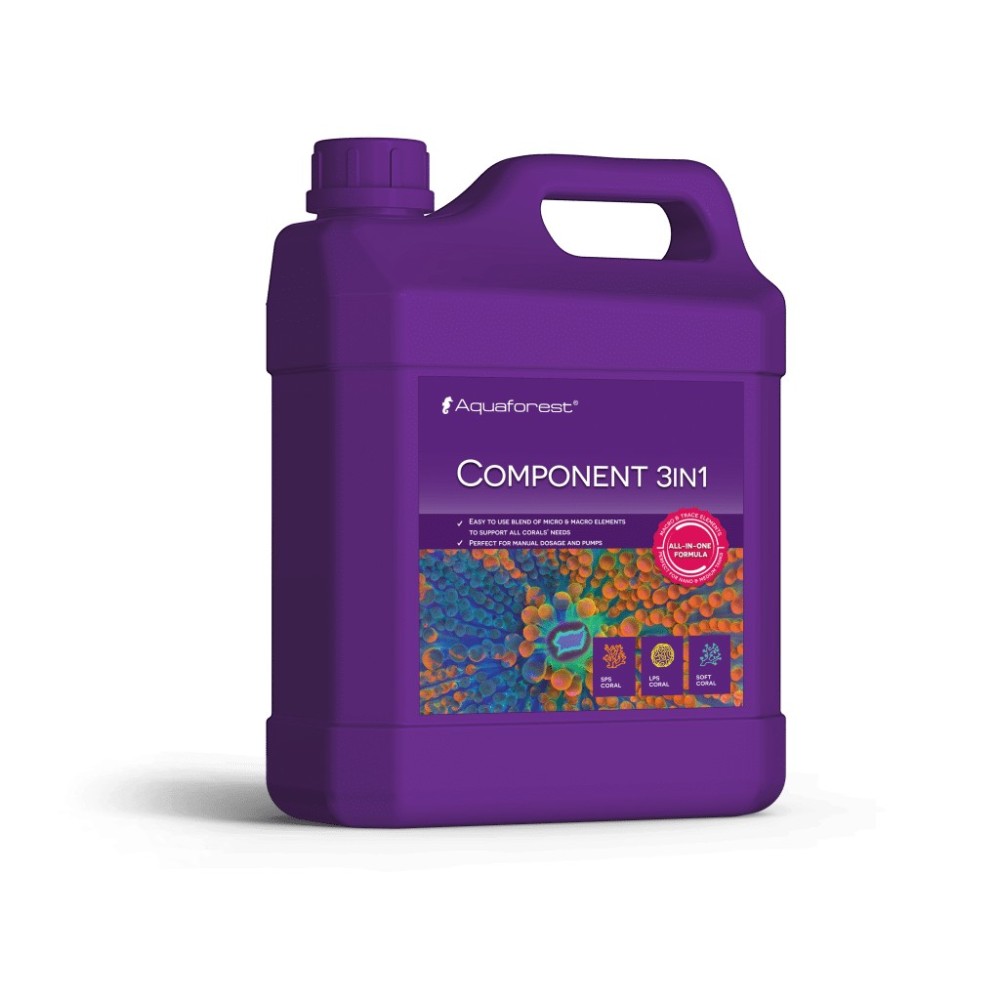Aquaforest Component 3 in 1 - Macro e Micro Elementi per Metodo Balling: Il tuo alleato per un acquario sano