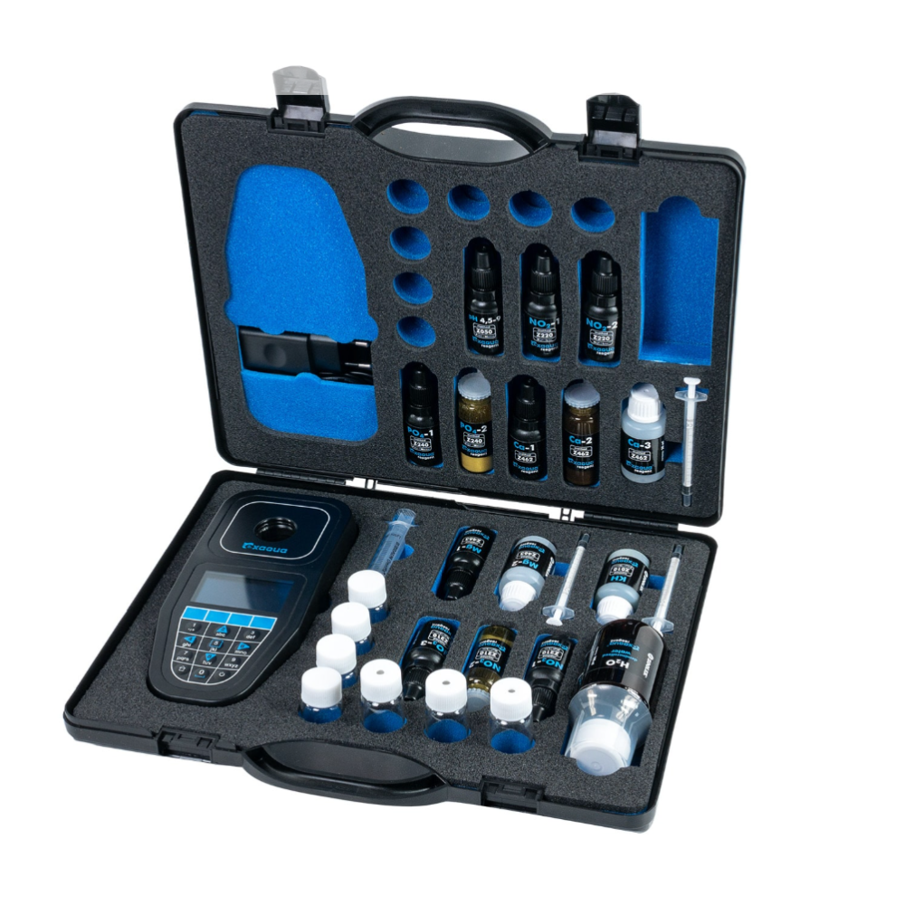 Exaqua Pro 3 Marine Set: Fotometro Portatile Multionda con Valigetta e Reagenti