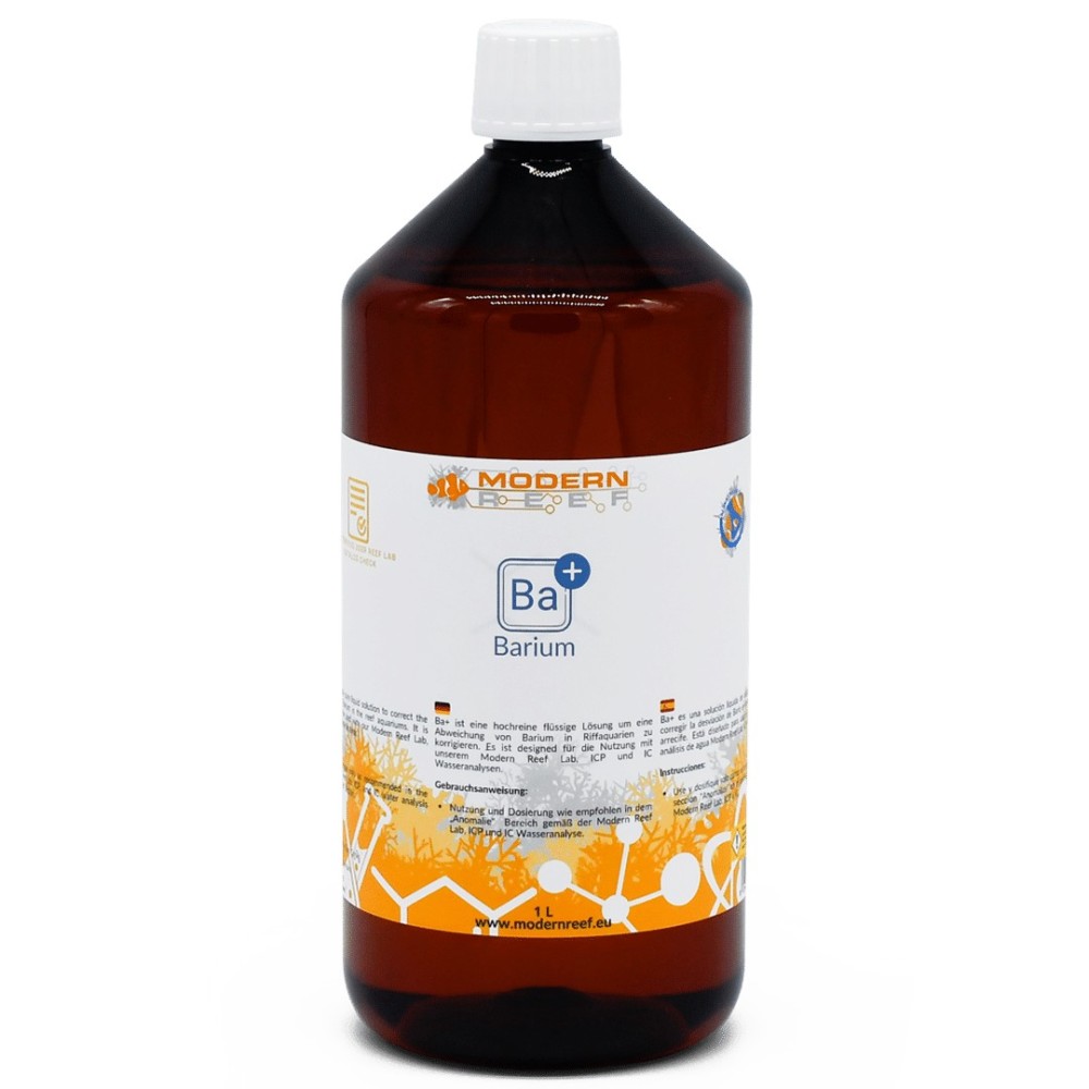 Integratore Marino Modern Reef Ba+ - Bario per Acquario marino di Alta Qualità - 1000ml
