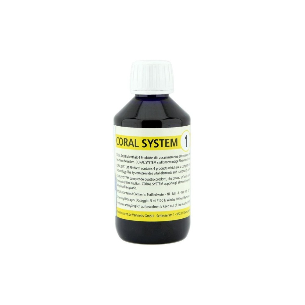 Korallen-zucht Coral System 1: Il tuo Integratore Essenziale di Ni-Mn-F-Na-Rb-Zn-V