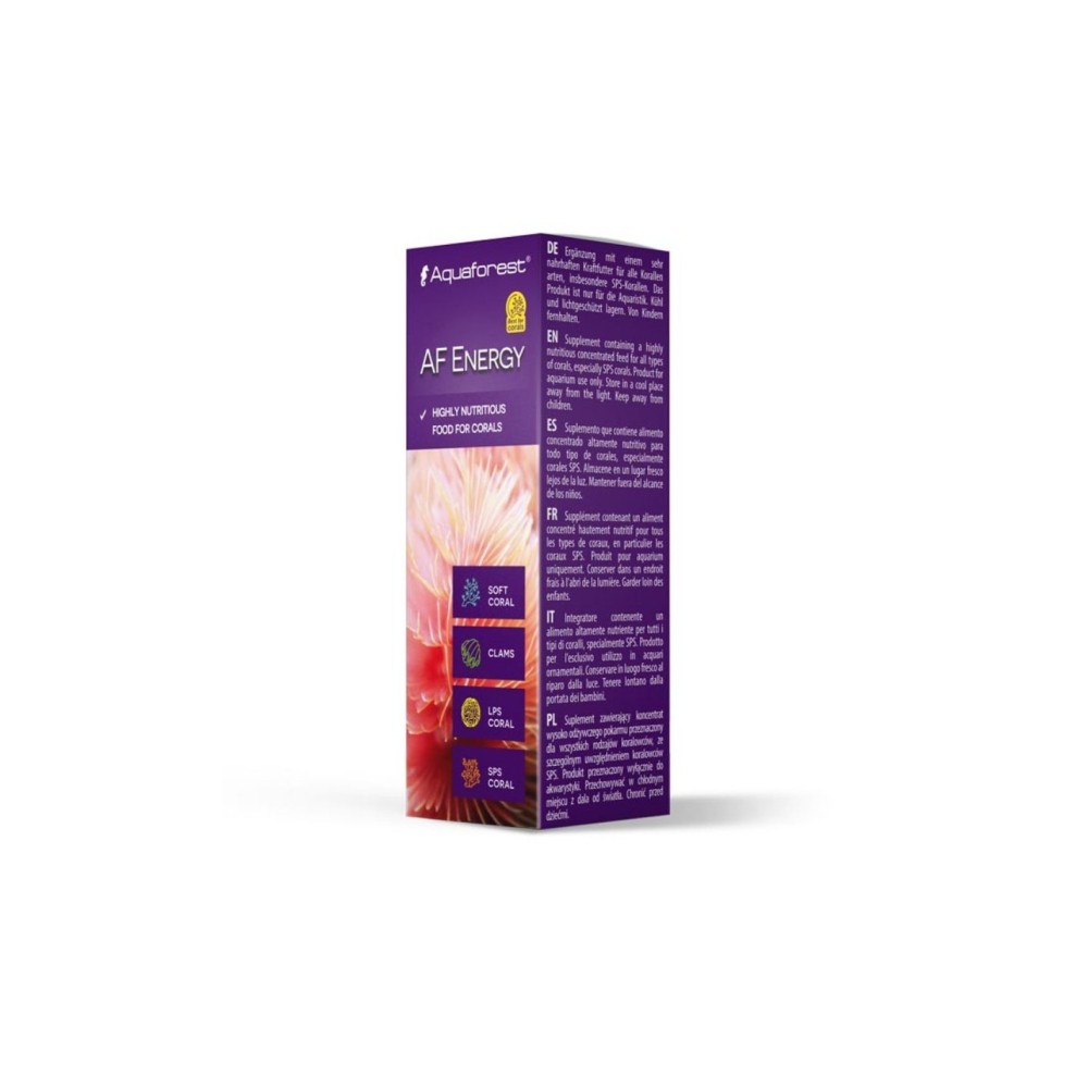 Aquaforest AF Energy - Alimento Concentrato per Coralli 10ml - Nutrizione Ottimale per il tuo Acquario